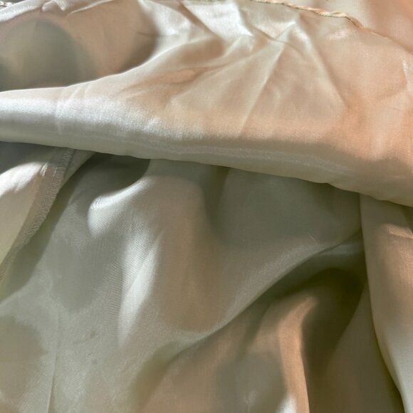 ๐David's Bridal Lace Beaded Chiffon Full Skirt Prom -Cocktail Bridesmaid Dress - Picture 13 of 16